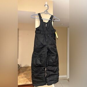 Children’s Black Snow Overalls